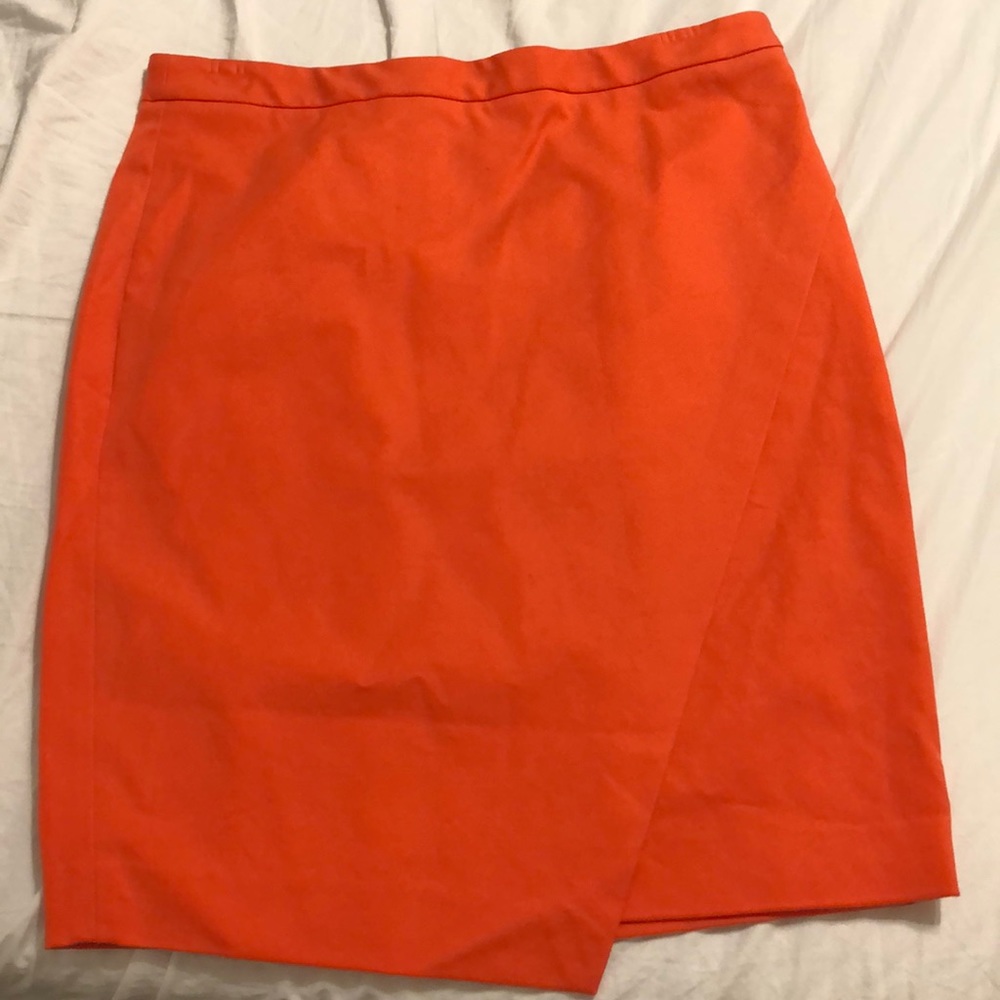 Orange “wrap” skirt